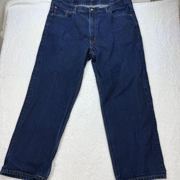 Levi's 550 Jeans Mens 42X30 Relaxed Fit Dark Wash Denim Pants‎ Classic - Picture 1 of 8